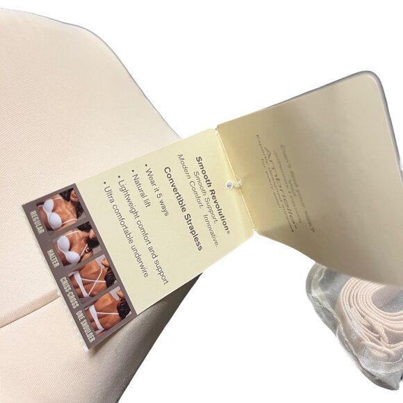 Ambrielle 40D Bra Tan‎ Multiway Strapless Underwire Back Closure new - Picture 5 of 6